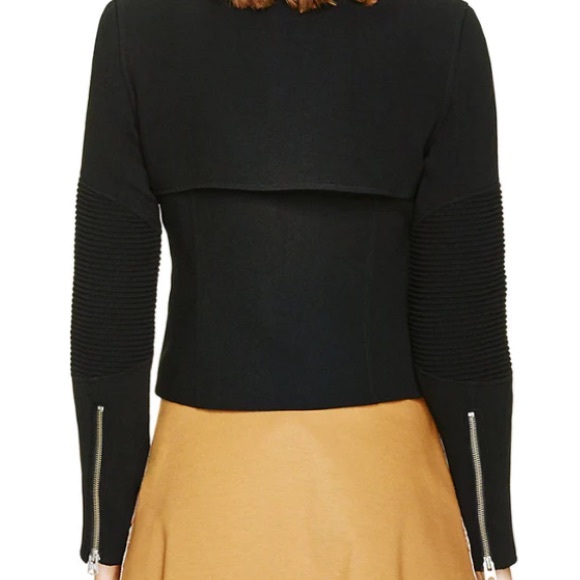 Aritzia Wilfred Montesson Moto Jacket Black and Grey Size 2 (XS) - Picture 4 of 11